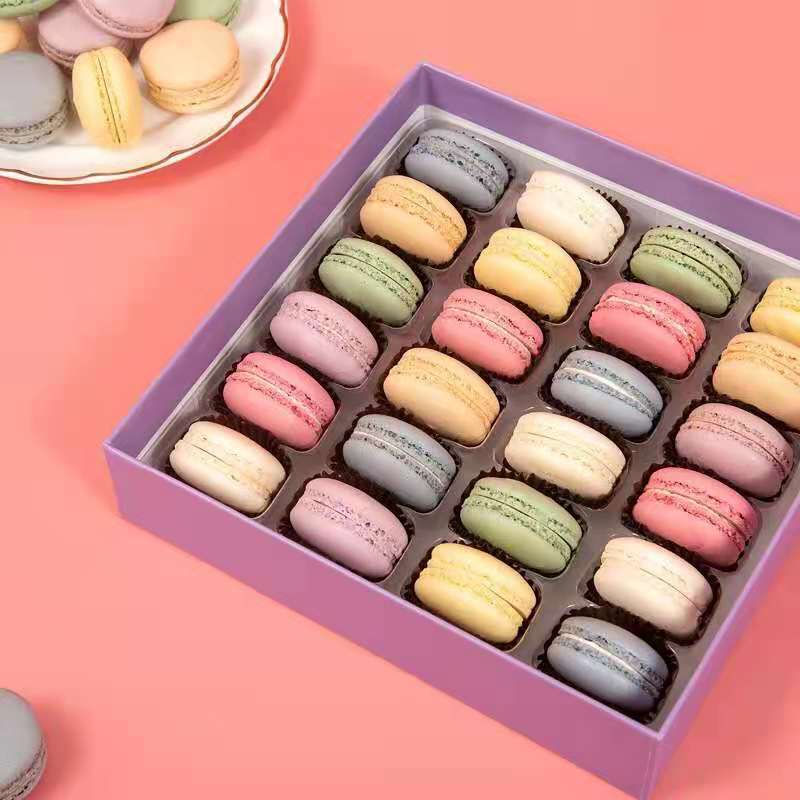 法式馬卡龍甜點24/12/6枚西式糕點兒童禮物生日禮品餅幹年貨禮盒