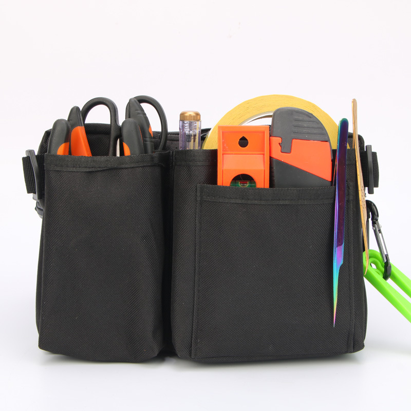 Herramienta de limpieza multifuncional bolsa de cintura Oxford tela médico electricista bolsa de cintura teléfono móvil mascota enfermera Kit