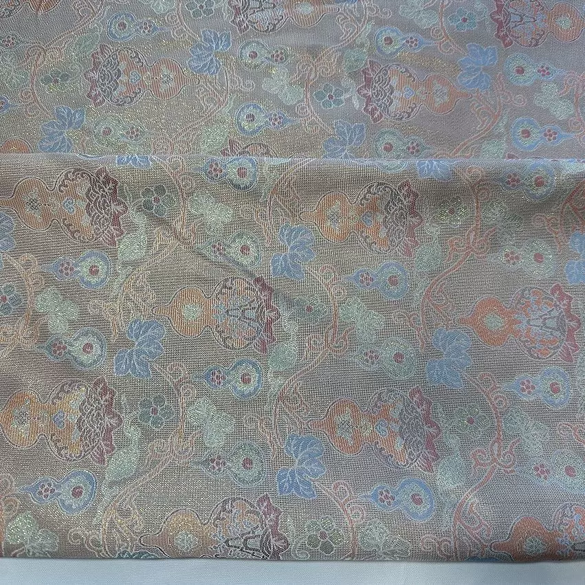 织金葫芦新中式春夏异色罗提花面料汉服西装礼服旗袍连衣裙布料