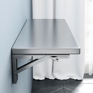 304 Stainless Steel Partition Bracket Foldable Wall-mounted Simple Storage Wall-mounted Kitchen Wall Storage Rack