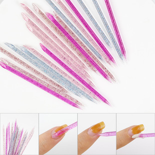 Nail art tools take glue drill stick double-headed dead skin push nail art flower point pen orange stick Crystal drill stick