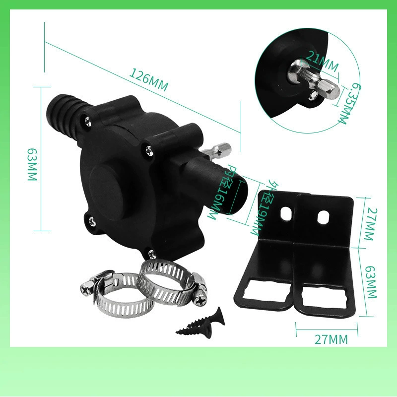 ✅Бытовые небольшие насосы Ручной дрель Насос Насос Удобный DC Насосы самовсасывающий центробежный насос