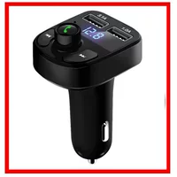 X8 автомобильный MP3 Быстрая зарядка автомобильный Bluetooth 5,0 громкой связи Автомобильный FM-передатчик автомобильный FM-плеер