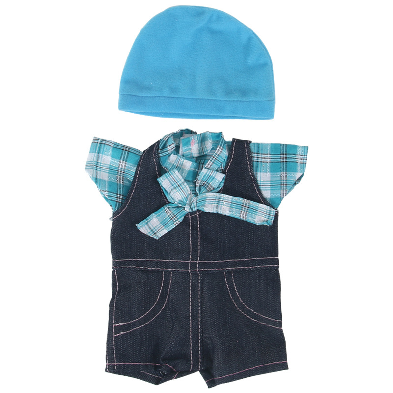Fábrica directa moda 36cm vinilo simulación muñeca ropa 14 pulgadas niños y niñas ropa transfronteriza exclusiva