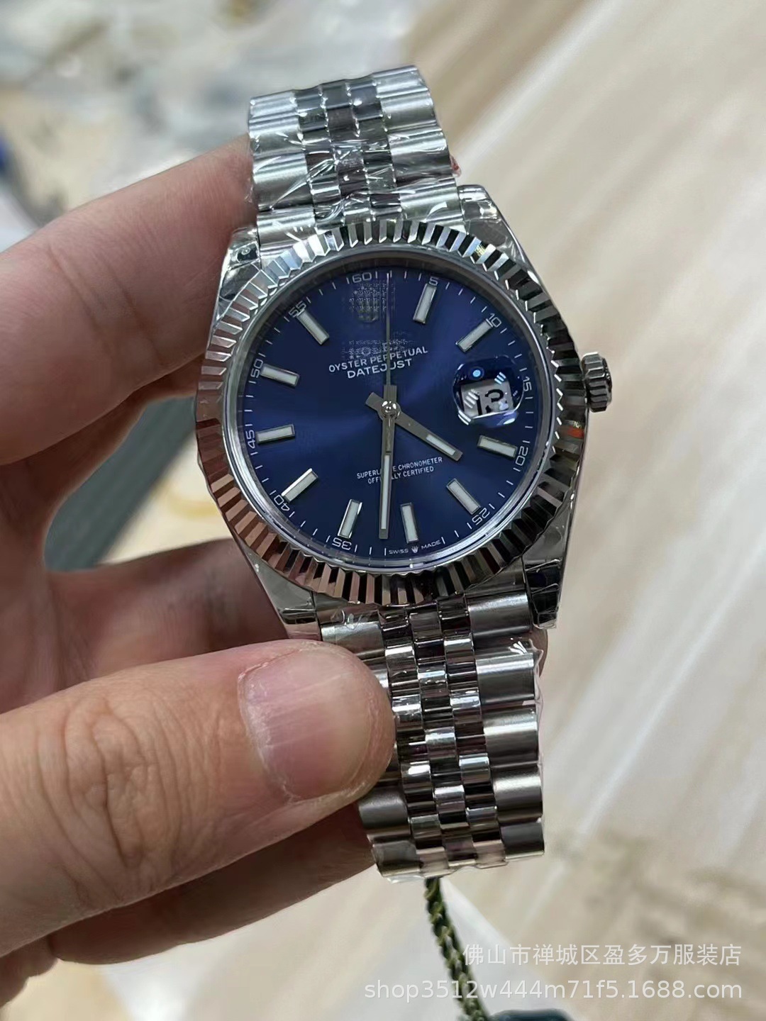 Transfronterizo C Factory Mint Green Log 41m Disco gris 2836/3235 Movimiento Cinco baht Reloj mecánico para hombres de negocios