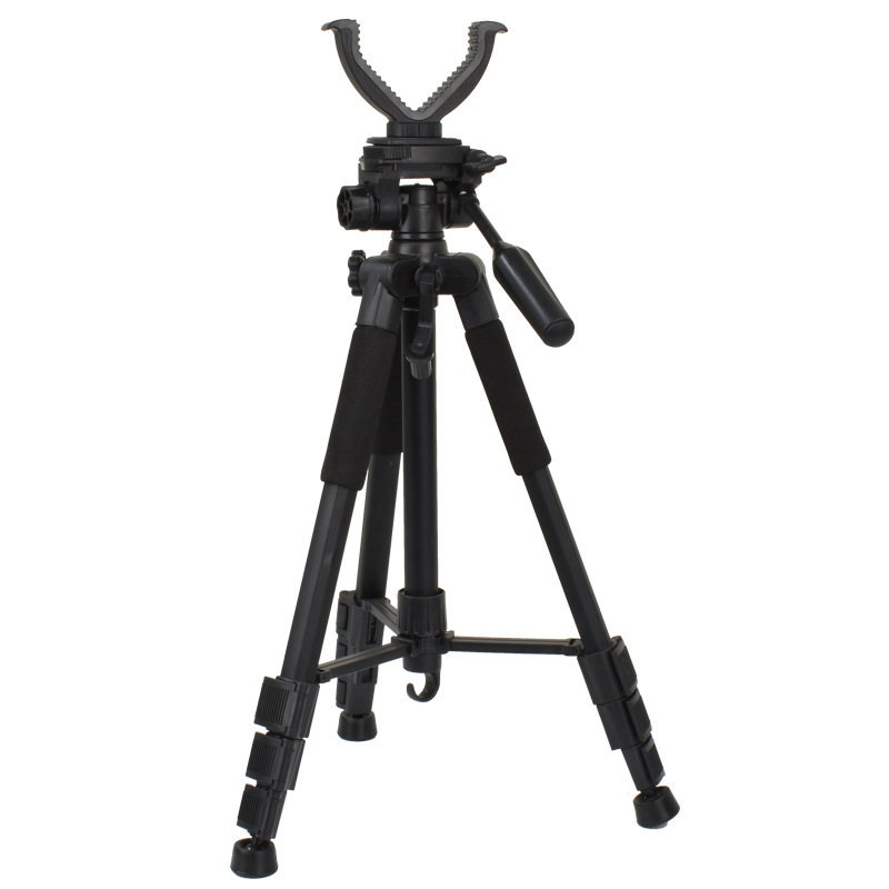 1.5 meters shooting hunting V-shaped support tripod telescopic aluminum alloy outdoor practice floor telescopic bracket