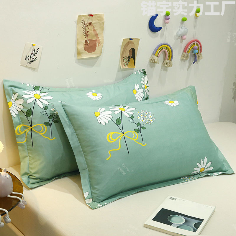 48x74cm funda de almohada especial para adultos pareja dormitorio de estudiantes domésticos almohada única primavera y verano