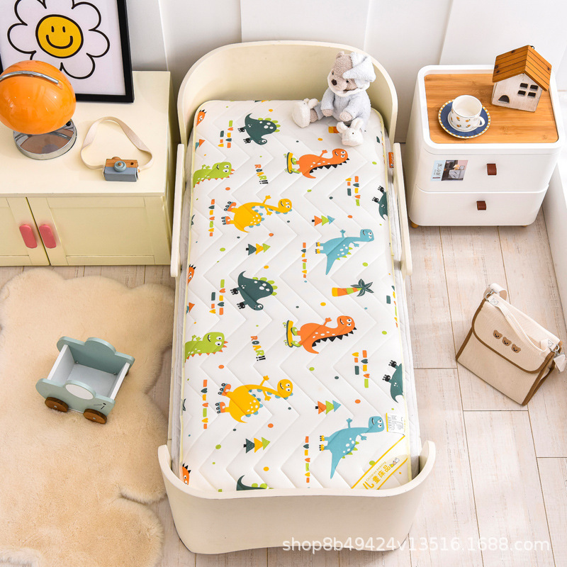 Class a Knitted Cotton Latex Mattress Kindergarten Mattress Children's Mattress Nap Thickened Cartoon Toddler Mattress