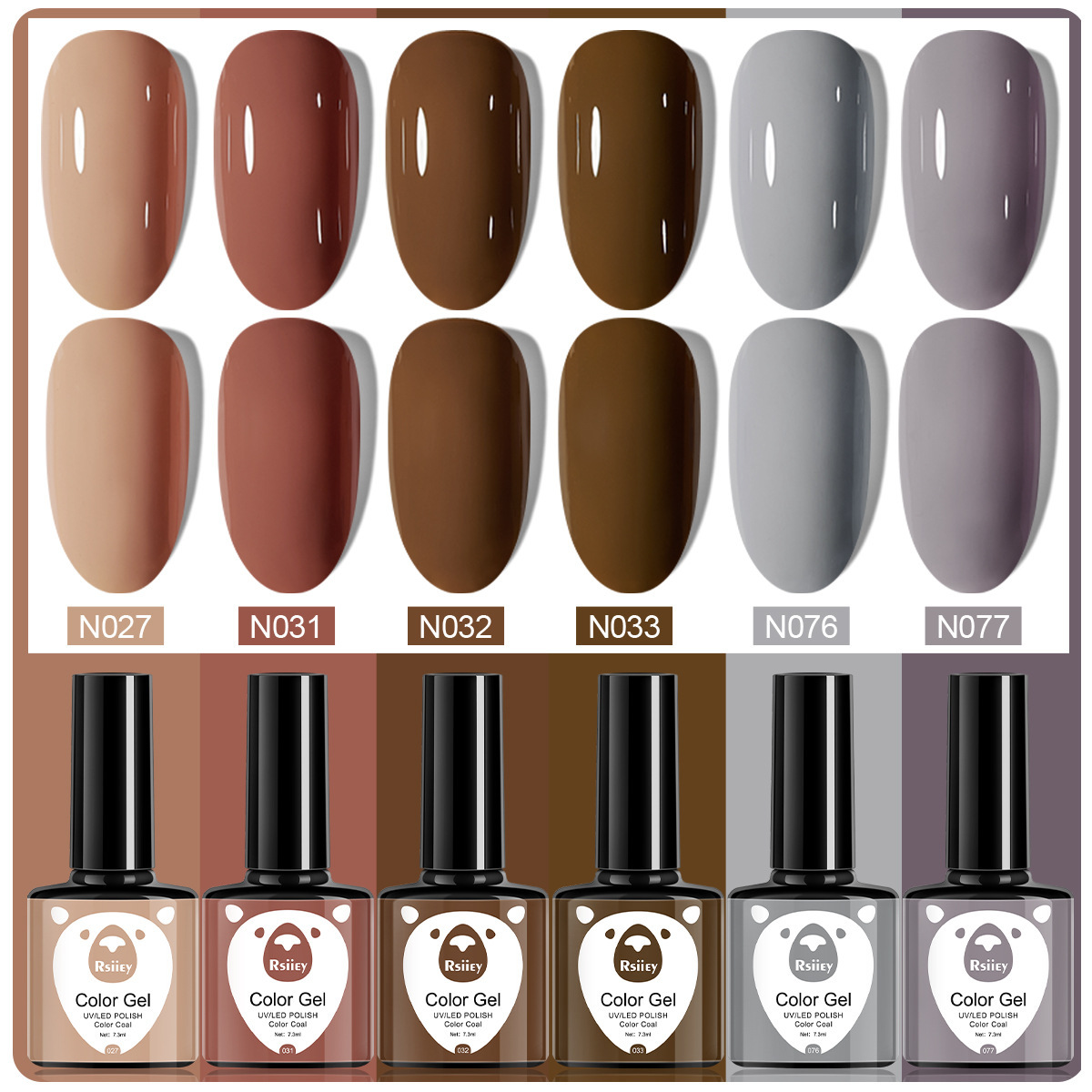6 colores esmalte de uñas pegamento fototerapia embotellada color popular pintado brillante ojo de gato pegamento UV fototerapia pegamento esmalte de uñas traje de pegamento