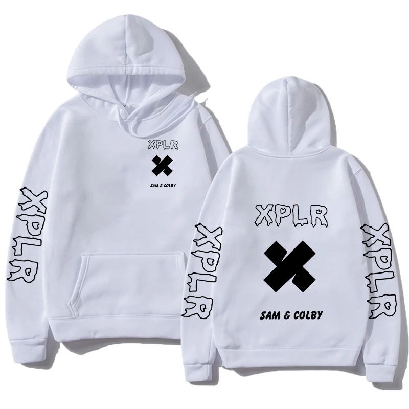 2024 Men Xplr Hoodie Sam y Colby Chainlink Merch Heart Sha