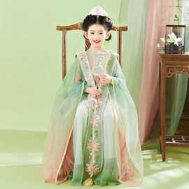 女童汉服2025新款中国风宋制大袖衫儿童古装超仙走秀唐装礼服夏季