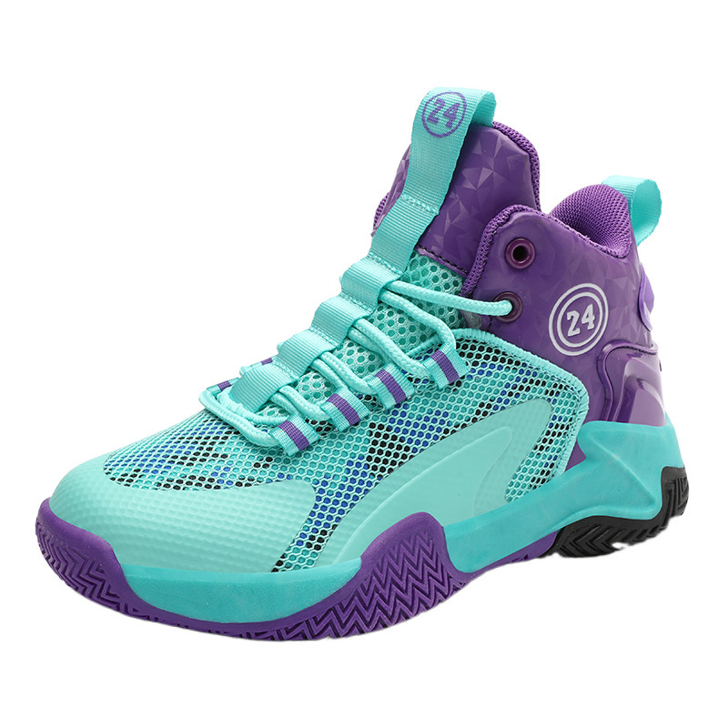 Zapatos de baloncesto para niños de 6 - 12 años de primavera y verano, zapatos deportivos respirables para niños, zapatos de estudiantes para niños