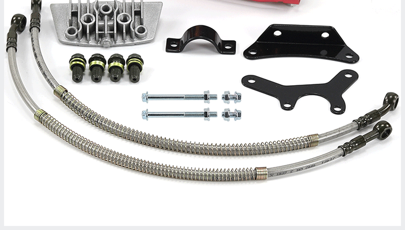 Off-Road Motorcycle Monkey Bike Oil Cooler Monkey Bike Underframe Bike Engine 50-110Cc Aluminum Radiator