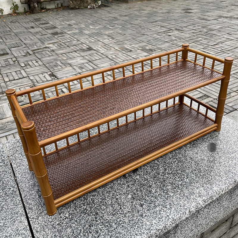 Portavasos de bambú de doble capa