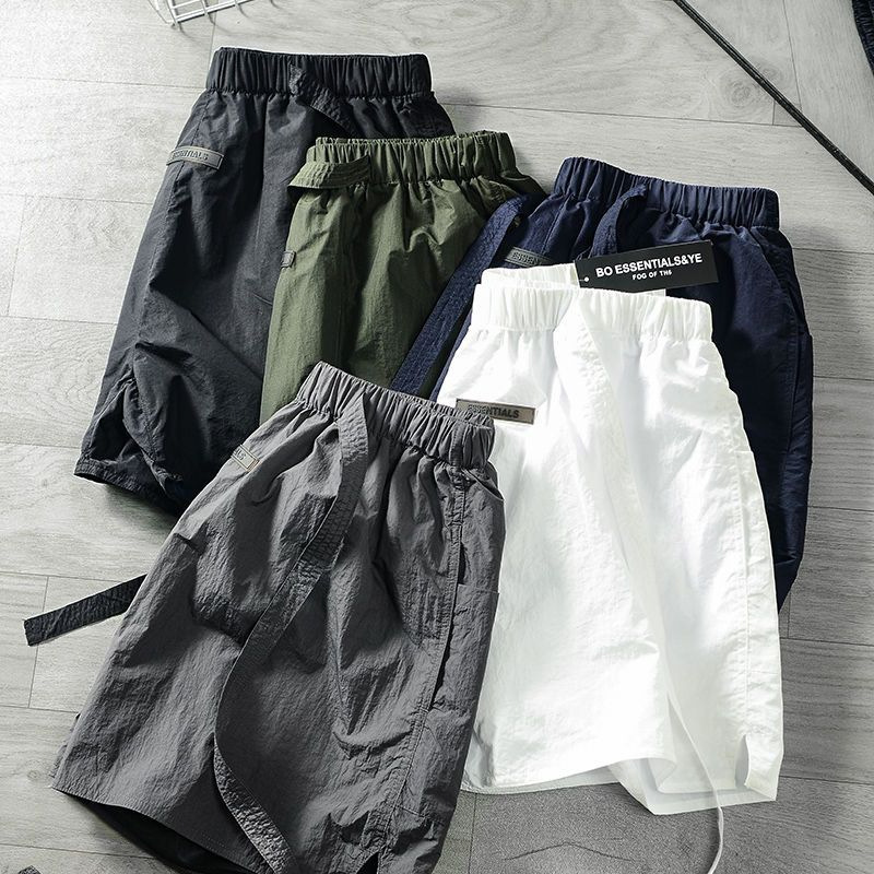 Solid nylon Japanese sports beach shorts