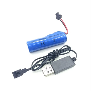 Литиевый аккумулятор 3.7V 14500 18650 с защитой от перезаряда