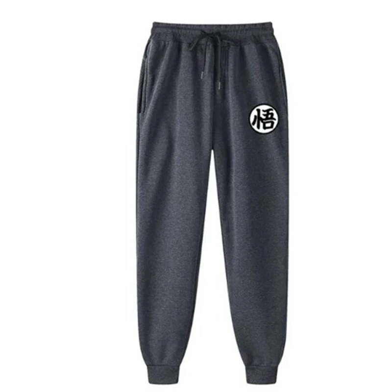 2025 Men's Jogging Fashion Casual Pants Fitness Sports Training Anime Japanese Goku Bottom Sweatpants Slim Pants