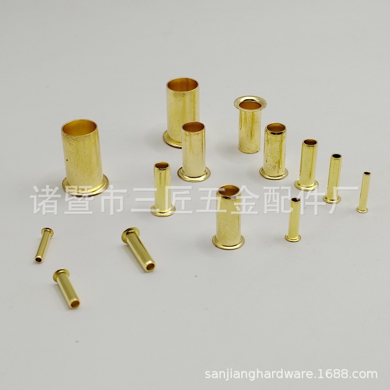尼龙管铜衬套衬芯内衬铜衬套内衬衬芯PT油管内芯接头塑料管铜衬心