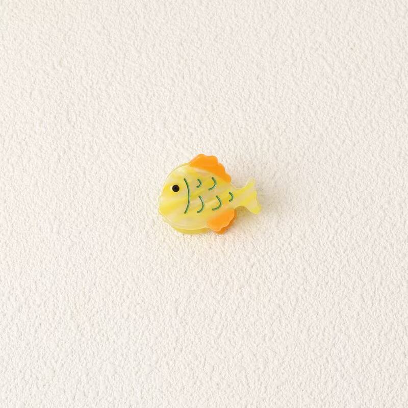 新款醋酸mini少女抓夹海洋生物八爪鱼韩版可爱百搭小号刘海夹发饰|undefined