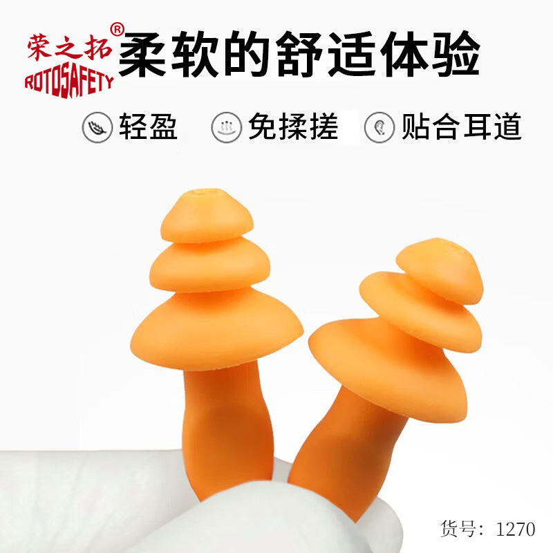 Silicone Anti-Noise Earplugs Industrial Noise Reduction Workshop…
