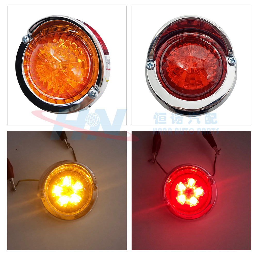 Suministro transfronterizo de exportación 24V iluminación luz de lado de tierra luz lateral del camión luz LED luz trasera ancho