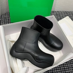 Fashion Rain Boots Adult Rain Boots Women Water Shoes Short Tube Rubber Shoes Non-slip Warm Cross Border EVA Fishing Garden Water Boots