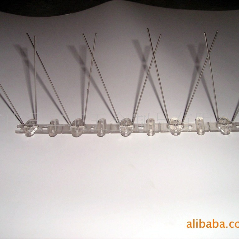 户外小型塑料鸟刺、不锈钢鸟刺、建筑防鸟刺