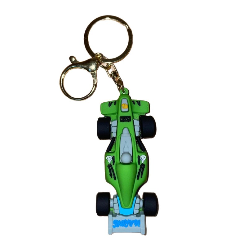 シミュレーション方程式レーシングカーモデルキーホルダー飾りPVCソフトプラスチック製かわいい車アクセサリーペンダントメーカーによるカスタム|undefined