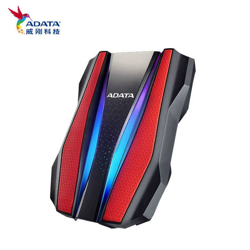 ADATA 1 ТБ 2 ТБ внешний жесткий диск HD770G пылезащитный водонепроницаемый RGB яркий
