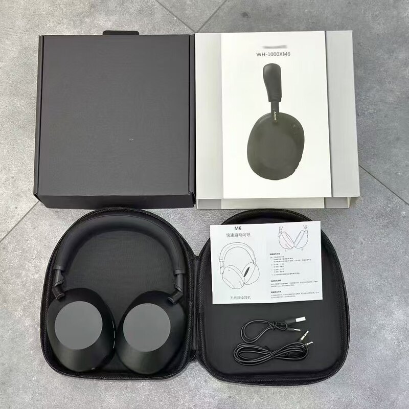 [in Stock] Wh-1000Xm6 Anc Active Noise-Cancelling Wireless Bluetooth Headphones for Cross-Border Export