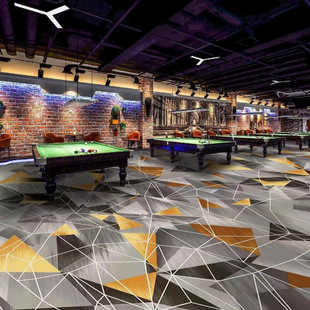 Billiard Hall Flame Retardant Carpet Wear-Resistant and Durable Hotel Aisle High-End Large Area Printing