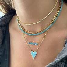 ins���Q�¿�3MM�A�ʯTennis Chain��ʯ����朰ٴ���Ůͬ���Ʒ