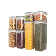 メーカー密封ボックスプラスチック透明防湿貯蔵タンク雑穀食品真空穀物収納密封ボックス