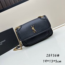 杨树林Y家链条单肩包鳄鱼纹翻盖邮差包休闲百搭斜挎包小方包