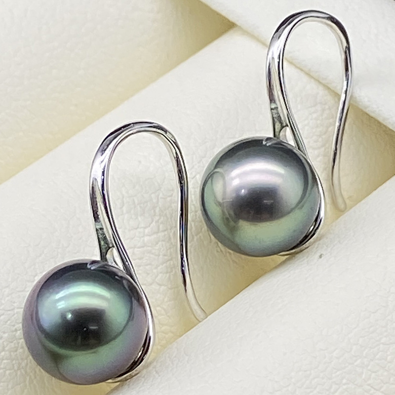 s925 Sterling Silver Pearl Ear Hook Accessories 925 Silver Ear Hook Empty Hook Accessories High Heels Earrings Ear Spoon diy Handmade
