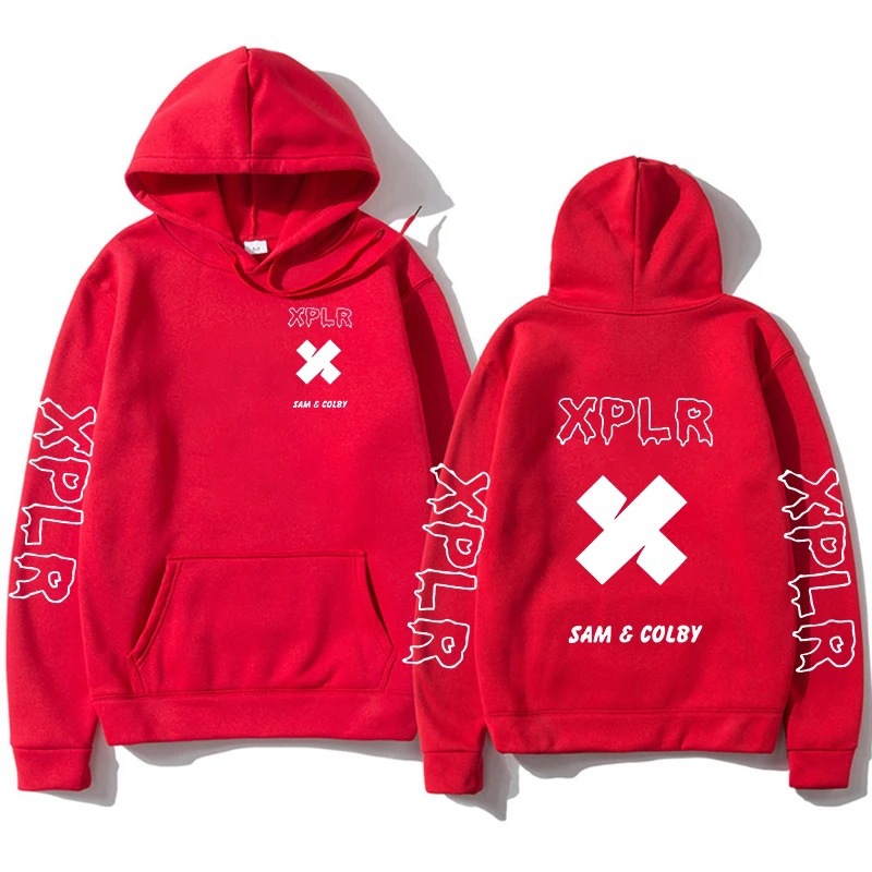 2024 Men Xplr Hoodie Sam y Colby Chainlink Merch Heart Sha