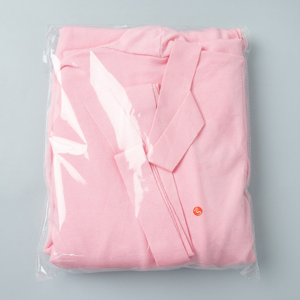 Bộ đầm dài kèm áo cardigan dệt kim dài tay nữ — Màu cà phê đậm, Màu hồng, Màu trắng, Màu xám chi tiết 41
