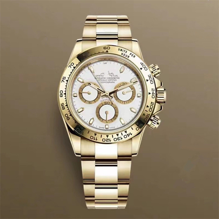 Laojiaditong transfronterizo toma un reloj mecánico de tres ojos y seis agujas para hombre, reloj multifuncional con cinturón de acero para hombre