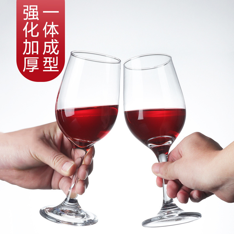 Vaso de vino conjunto de vidrio de cristal de alta calidad copa de champán copa de vino al por mayor copa de lujo ligera casera copa de alto grado