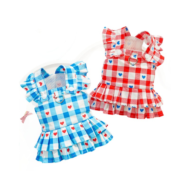 Princesa de viento ropa de perro tracción cinturón de gato vestido de gato vestido de peluche mascota corky artículos de perro