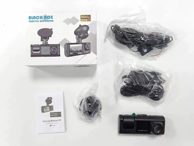 Cross-Border 3-Lens Video Driving Recorder, Driving recorder - 309-in-front-of-the-car-inside-the-car-and-behind-the-car
