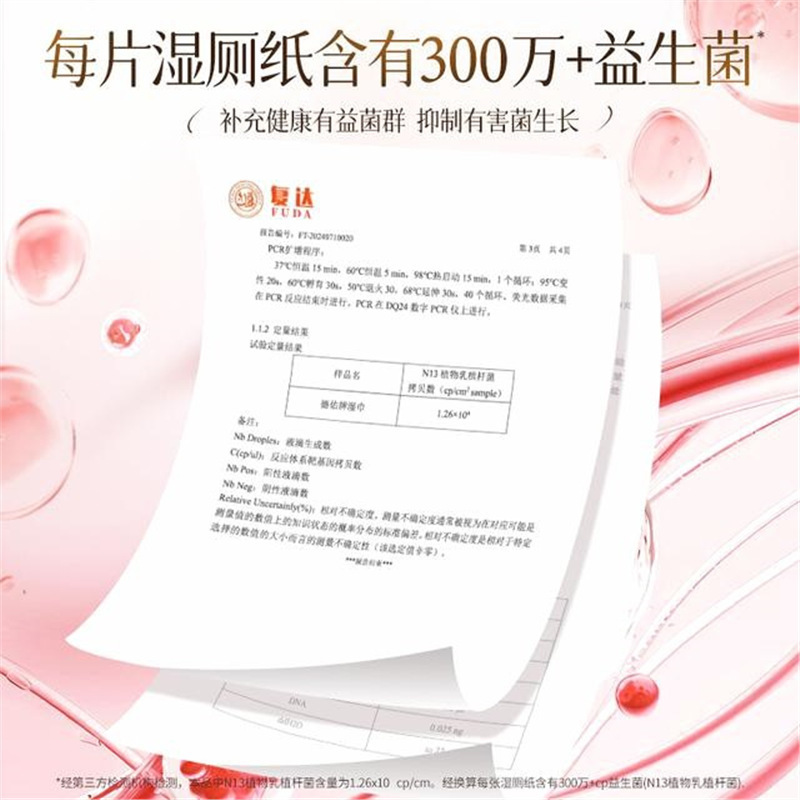 Deyou 女性用プロバイオティックウェットトイレットペーパー 20 パック、マイルドでベタつかない、女性用のポータブル抽出ウェットトイレットペーパー A|undefined