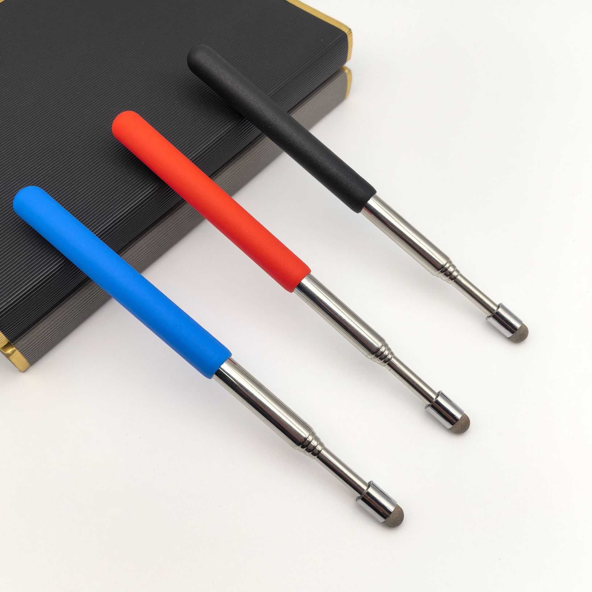 Lápiz táctil retráctil especial para maestro retráctil cabeza táctil tela sensible pantalla táctil barra de enseñanza para tablero negro electrónico