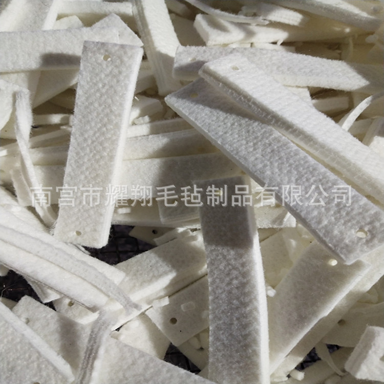 供应健身器材高密度羊毛毡片体育护具健身车刹车吸油耐磨毛毡块垫
