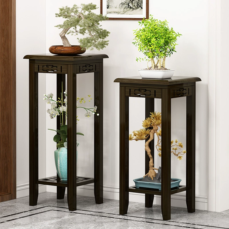 Скандинавская стойка для цветов из цельного дерева, стеллаж для хранения, Балконная стойка для цветов, напольная многослойная подставка для подоконника, стеллаж для цветов для гостиной, растений и цветочных Горшков