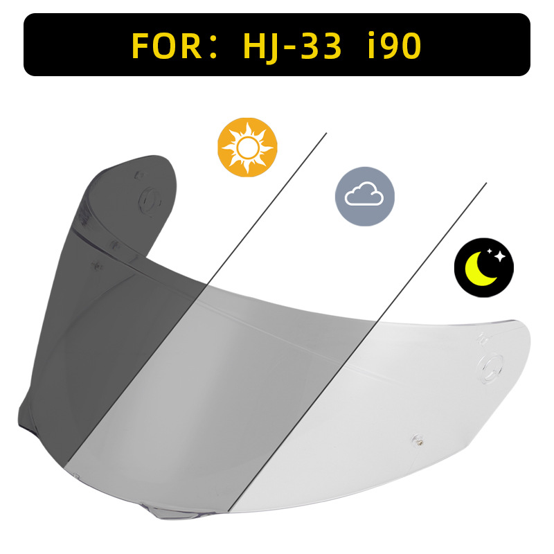 Motorcycle Helmet Color-Changing Lens X14/Z7/Z8/Rx7X/Sm961 Anti-Uv Full-Face Helmet Color-Changing Lens