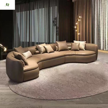 弧形沙发高档次客厅欧式现代全套半圆形爆款酒店豪华新款简约沙发