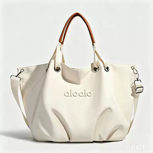 Aloalo Bag Large Capacity Tote Bag Waterproof Fabric Multifunctional Shoulder Crossbody Bag Student Commuter Handbag
