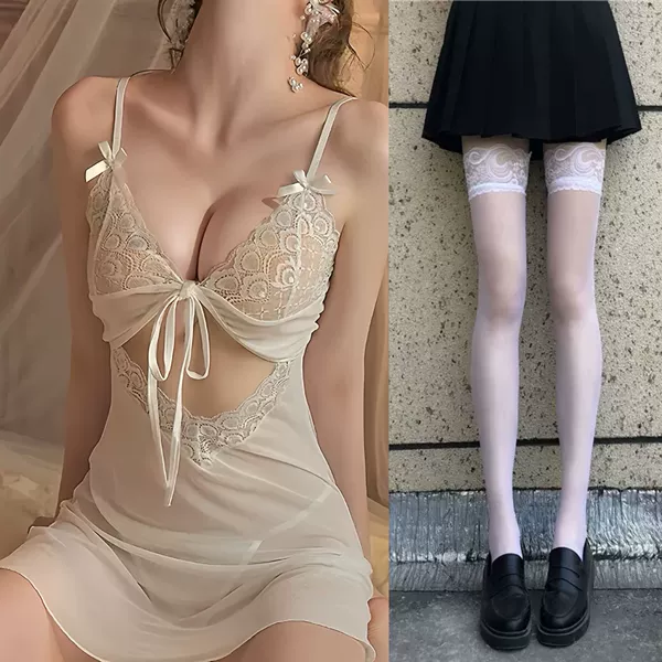 White tights
