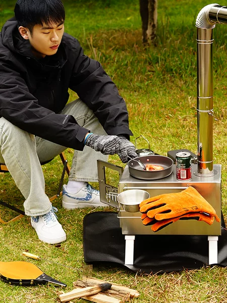 Cls Stove Thickened Camping Tent Wood Stove Indoor Heating Stove Outdoor Portable Car-Mounted Fire Stove Stove
